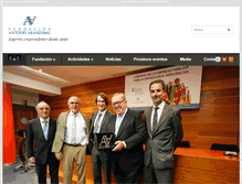 Tablet Screenshot of fundacionantonioaranzabal.org